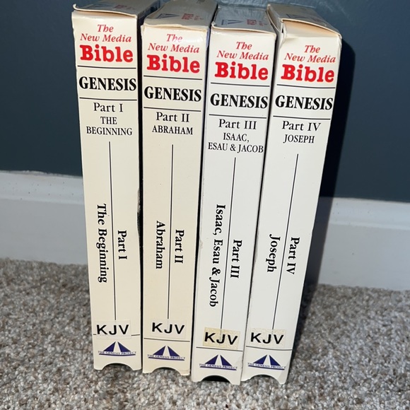 The New Media Bible Genesis vhs set